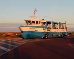 The fantastic amphibious ferry to Tatihu fortified island nuseum makes an adeal outing