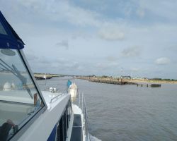 Approaching Southwold Harbour