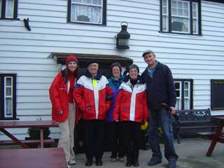 On parade at the Ferry Boat Inn, West Wick