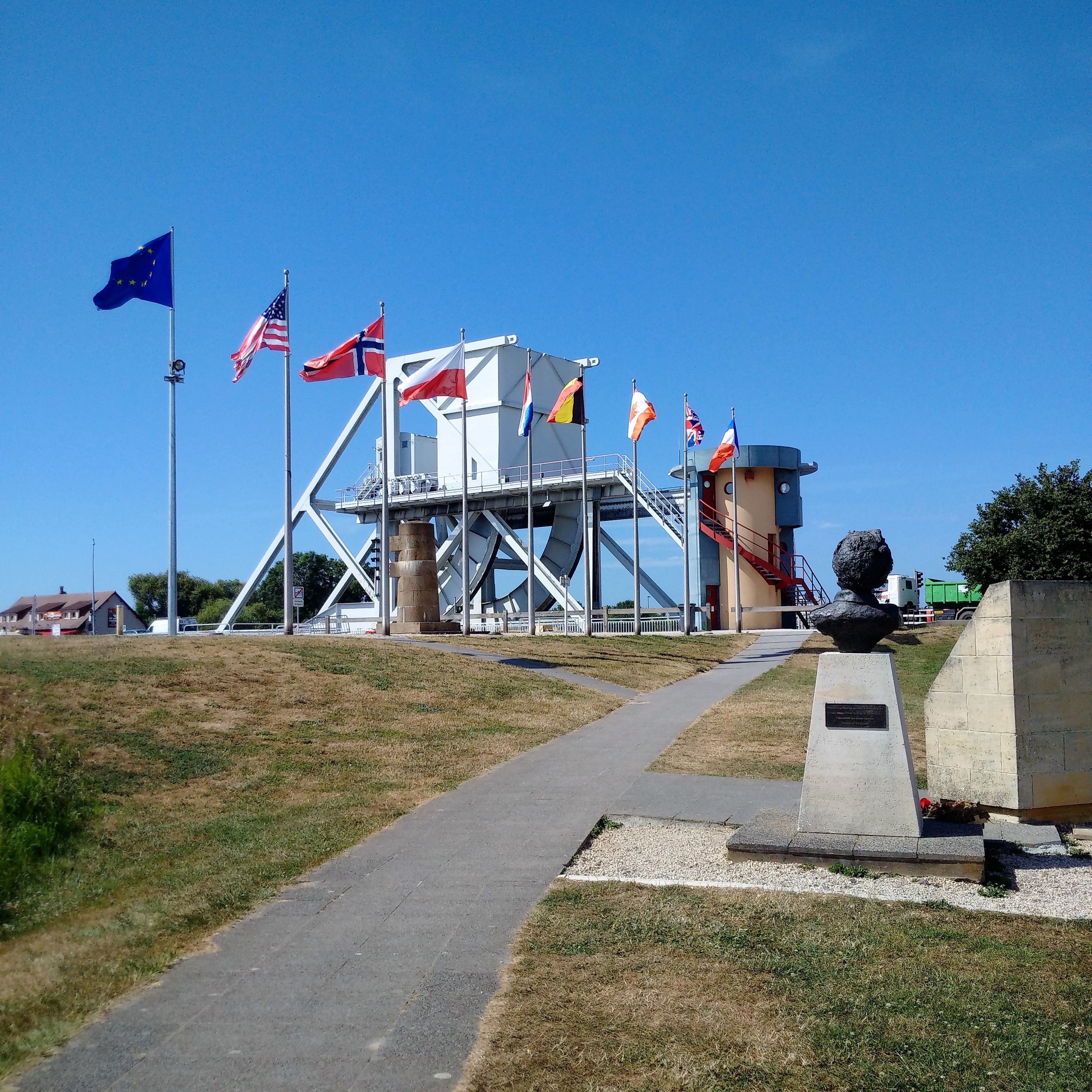 Enjoying the Pegasus Bridge Memorial museum at Ranville